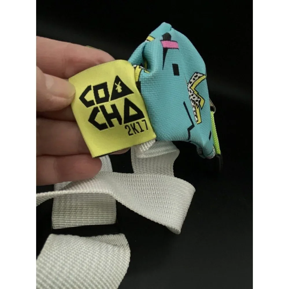 Coacha Dutch Bros Fanny Pack Retro 80’s Style 2017 Waist Bag Aqua Festival - Picture 6 of 9